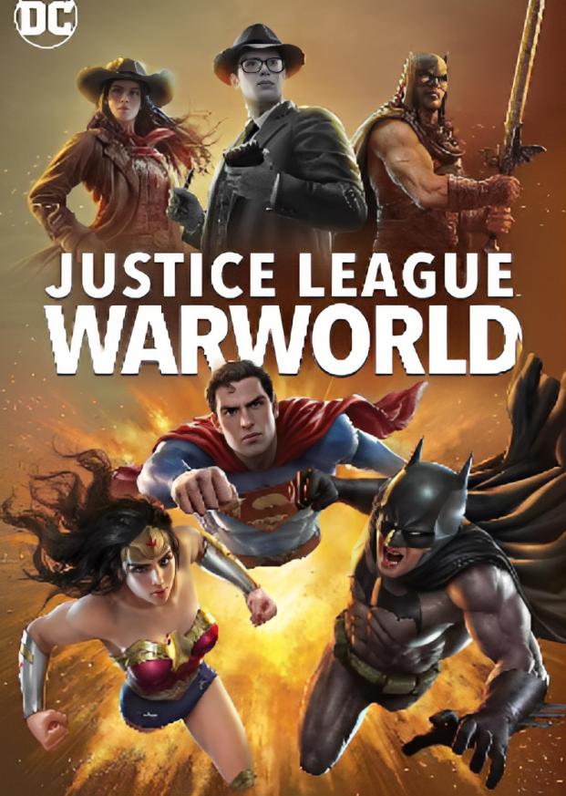 Justice League: Warworld- This universe is a place of never ending brutal combat, Batman, Superman, Wonder Woman and others must unite to form an unbeatable resistance to lead the entire planet to freedom. Releasing on August 8